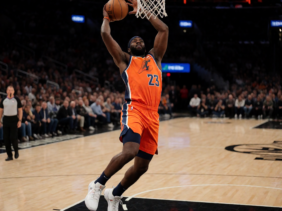 NBA精彩集锦文章配图，展示看球吧提供的篮球赛事资讯内容
