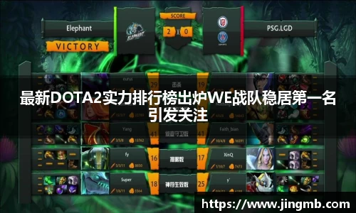 最新DOTA2实力排行榜出炉WE战队稳居第一名引发关注